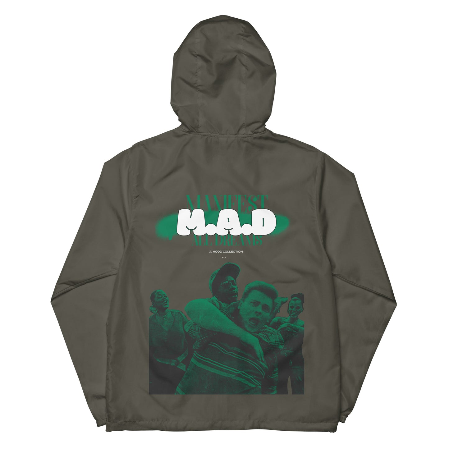 M.A.D zip up windbreaker