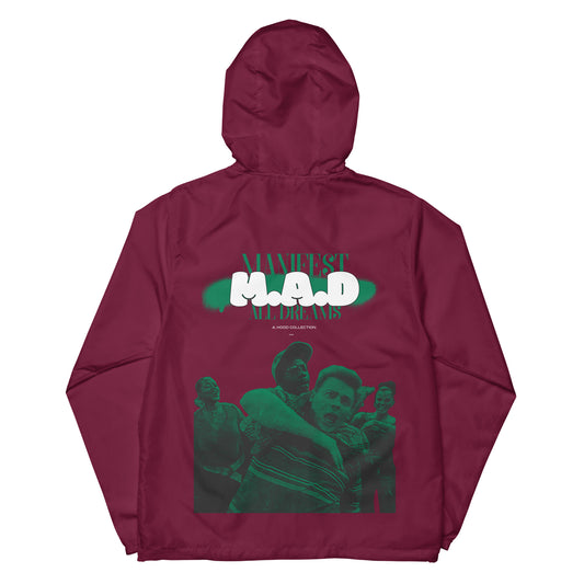 M.A.D zip up windbreaker