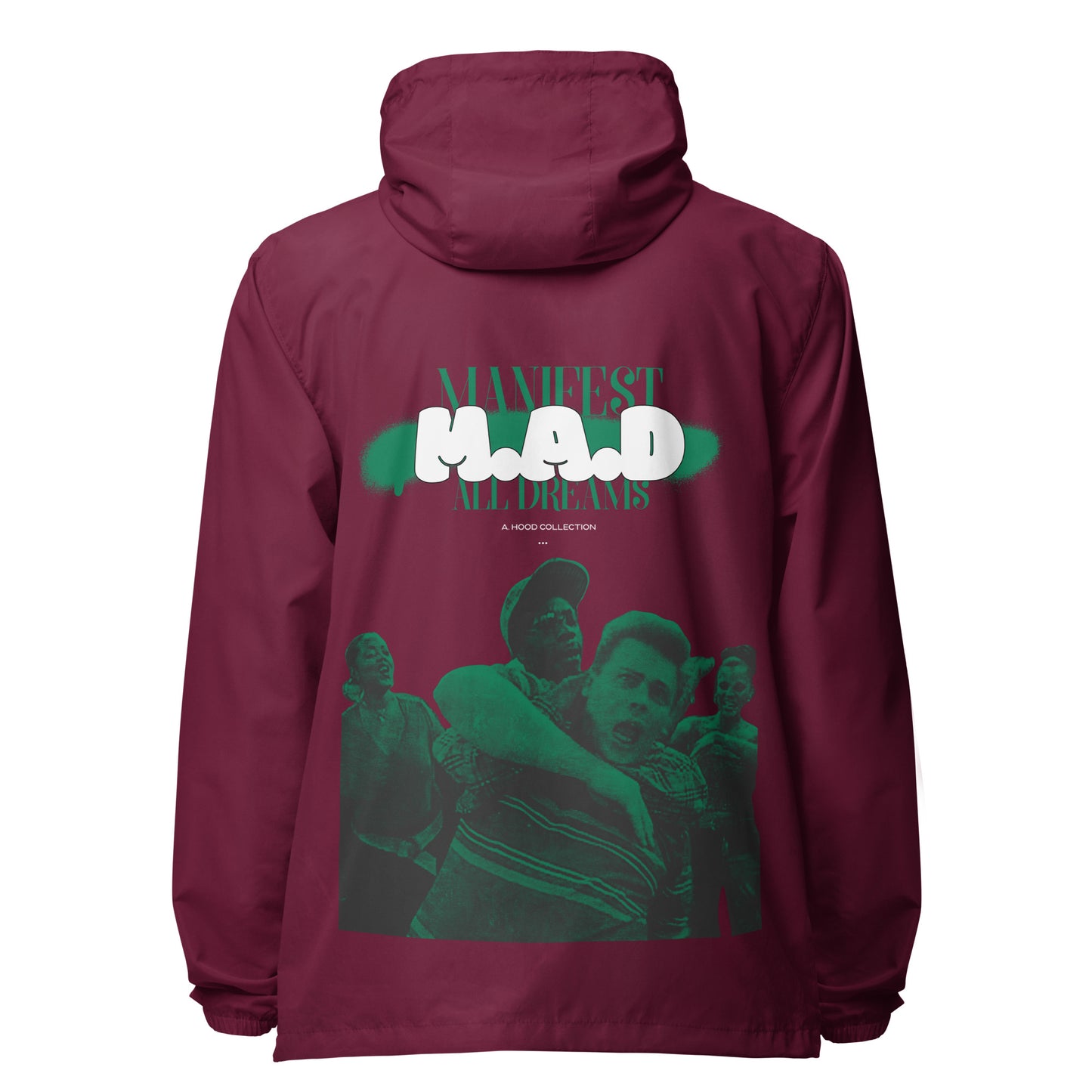 M.A.D zip up windbreaker