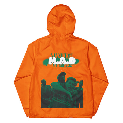 M.A.D zip up windbreaker