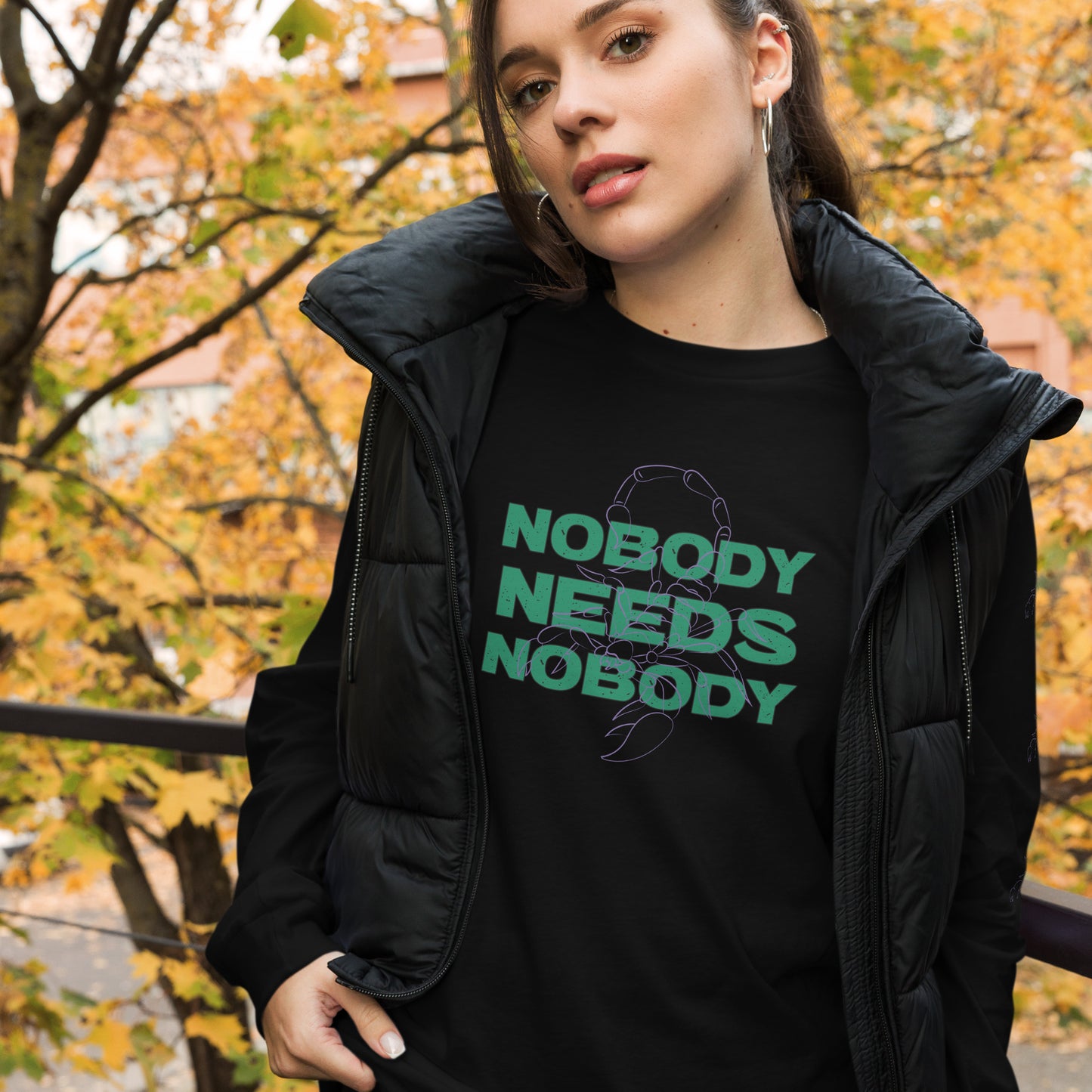 Nobody Needs Nobody Long Sleeve Tee