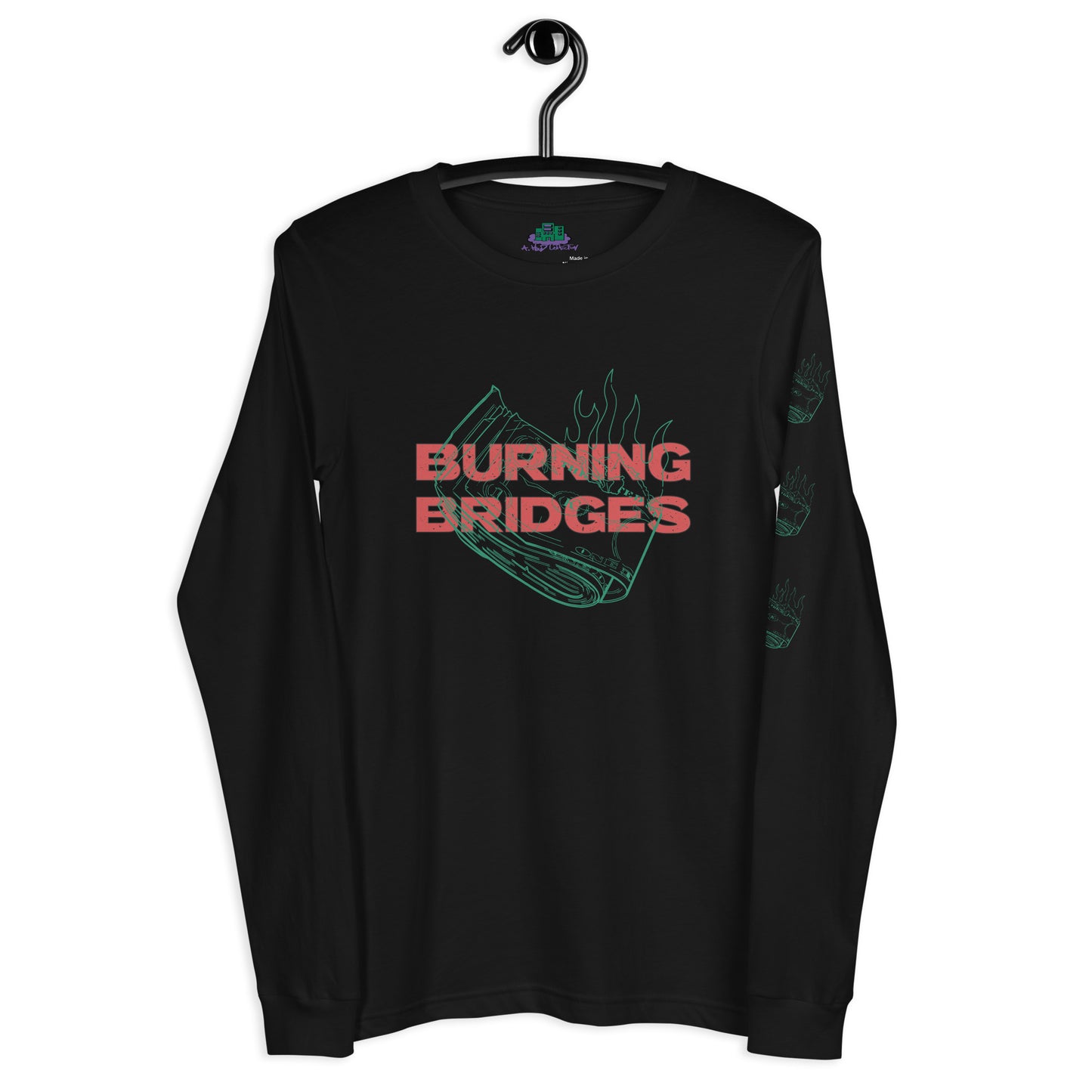 Burning Bridges Long Sleeve Tee