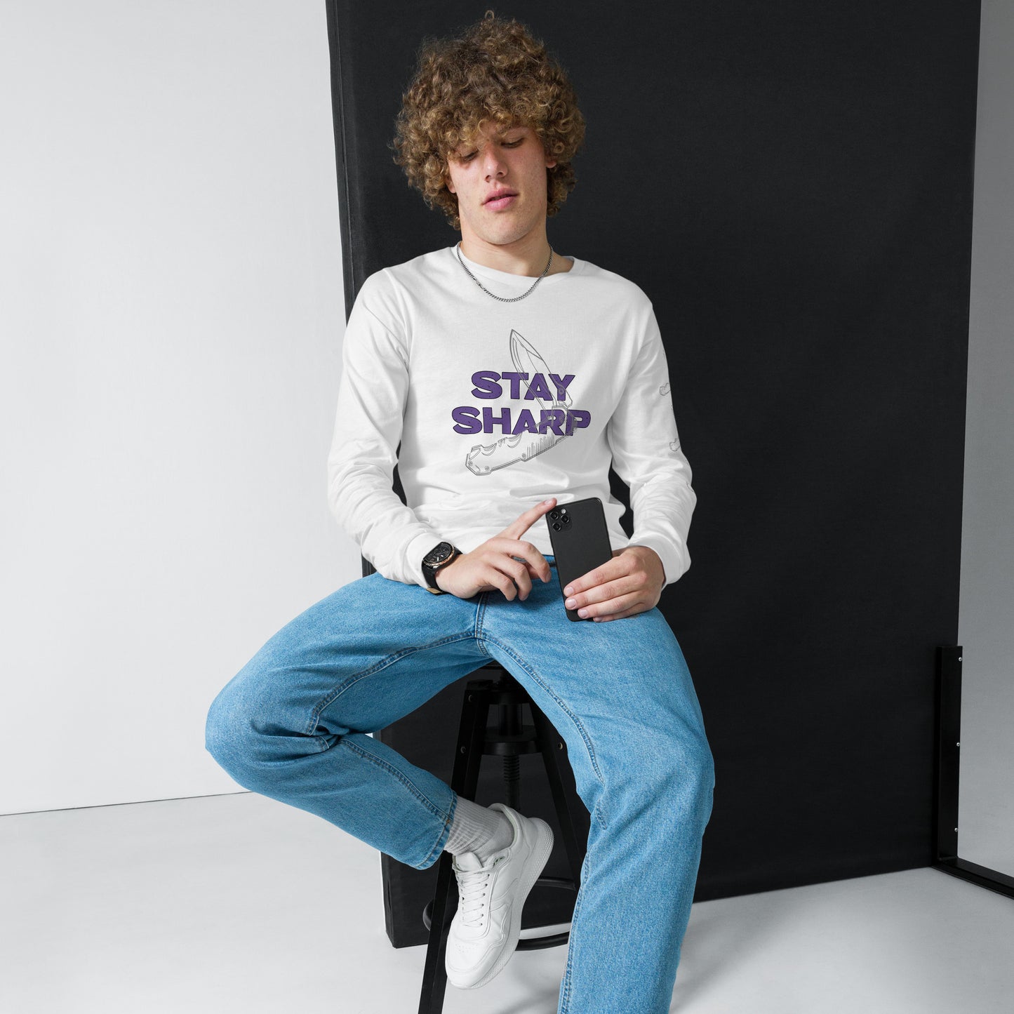 Stay Sharp Long Sleeve Tee