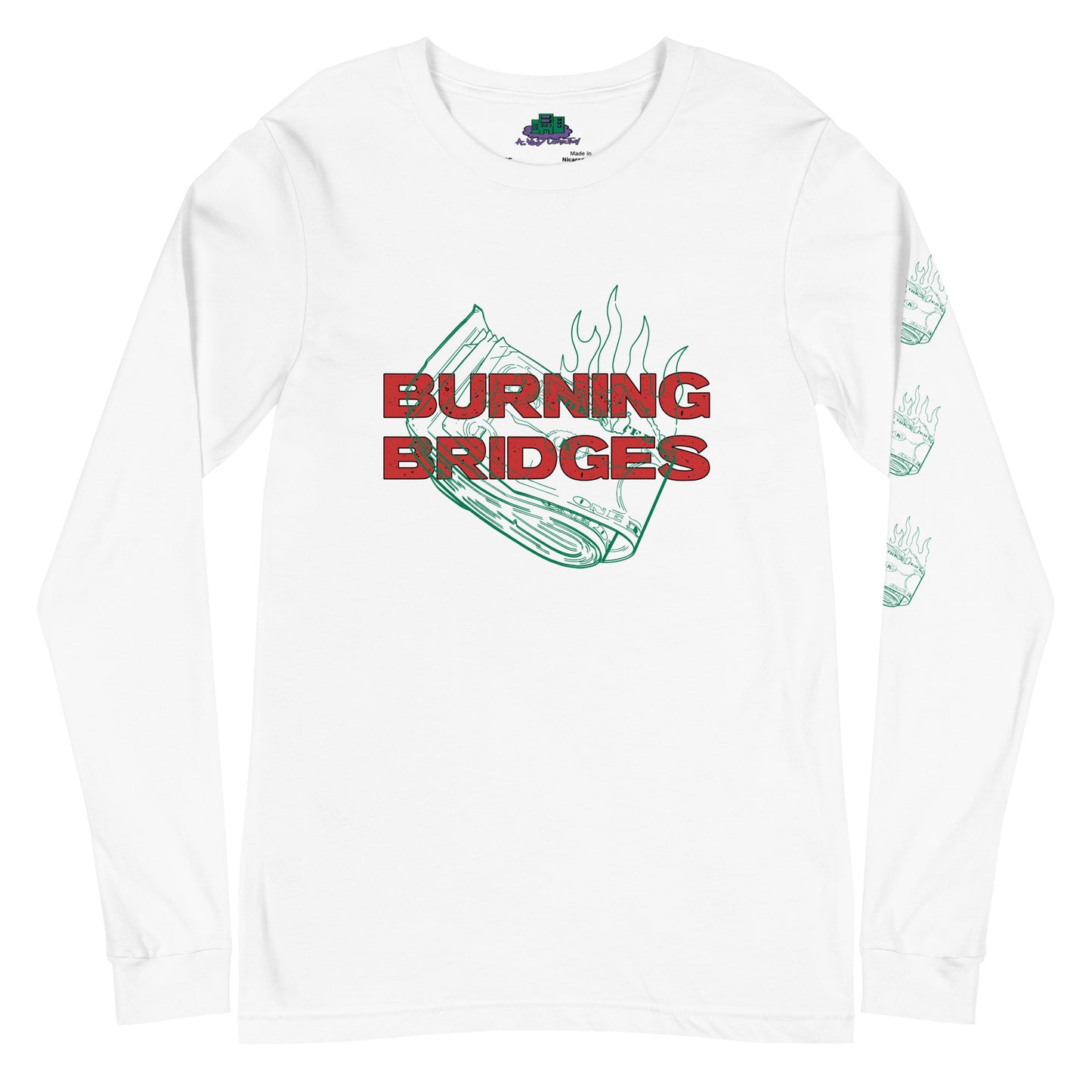 Burning Bridges Long Sleeve Tee