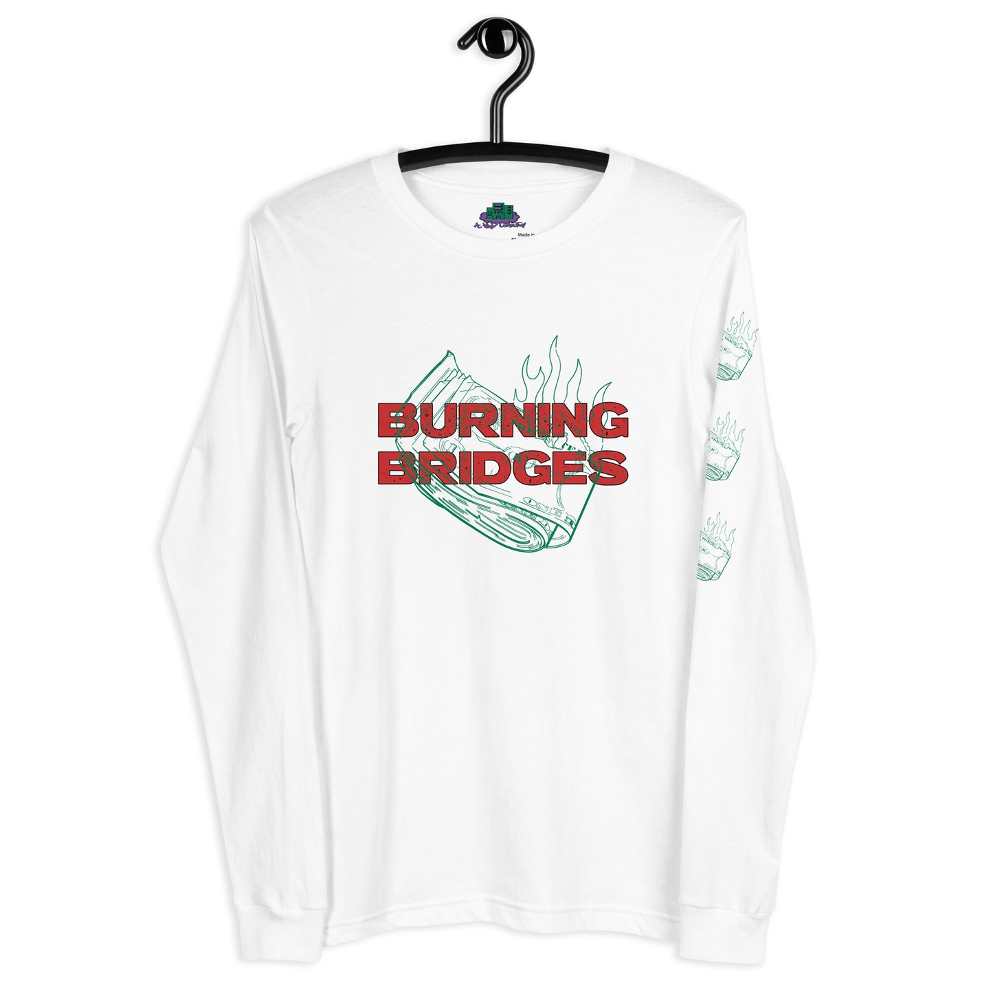 Burning Bridges Long Sleeve Tee