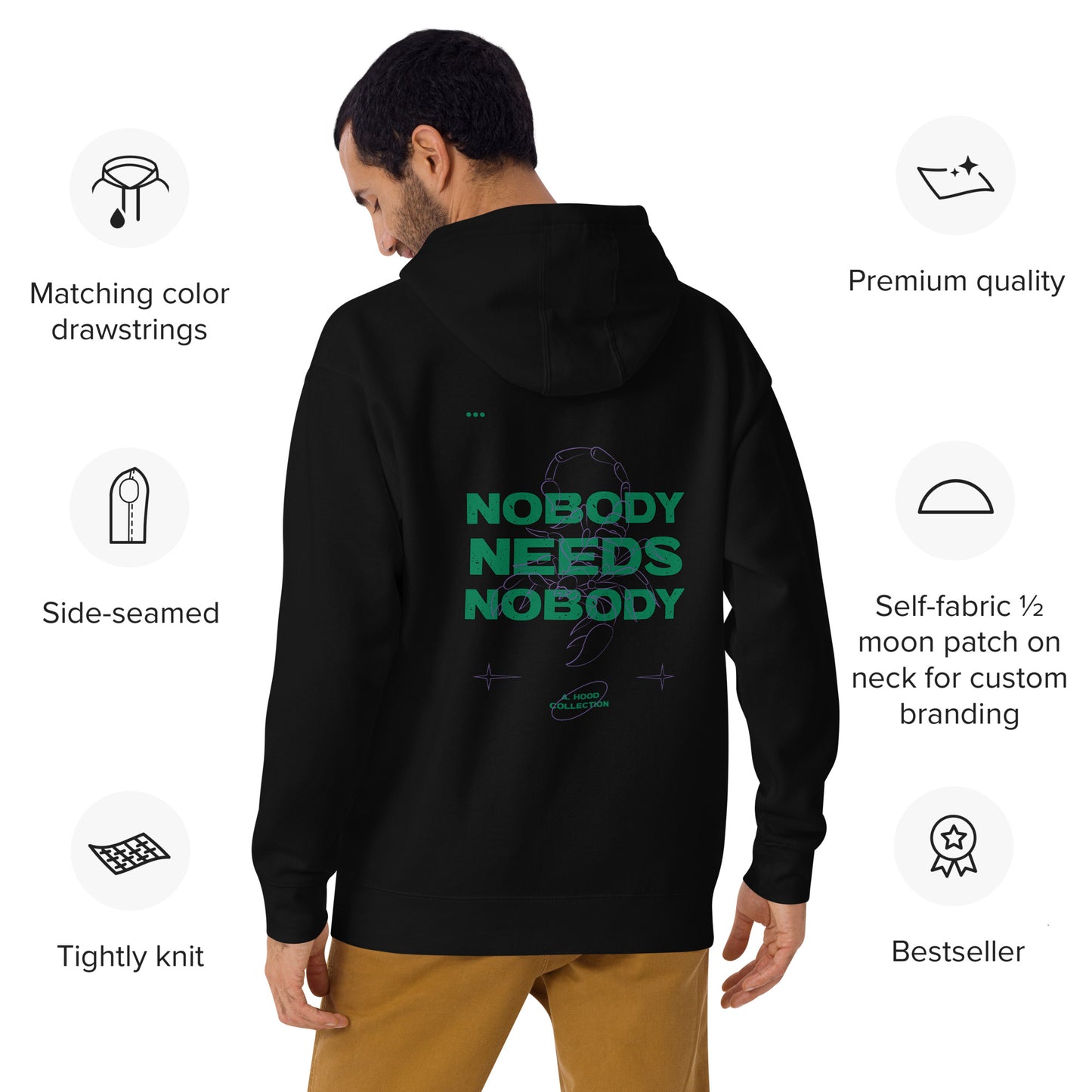 Nobody Needs Nobody Hoodie