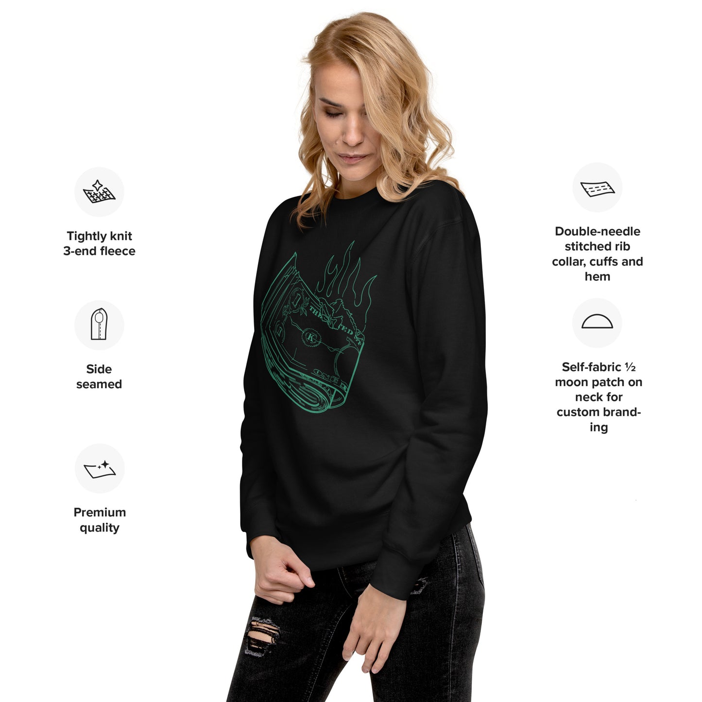 Burning Bridges Premium Sweatshirt