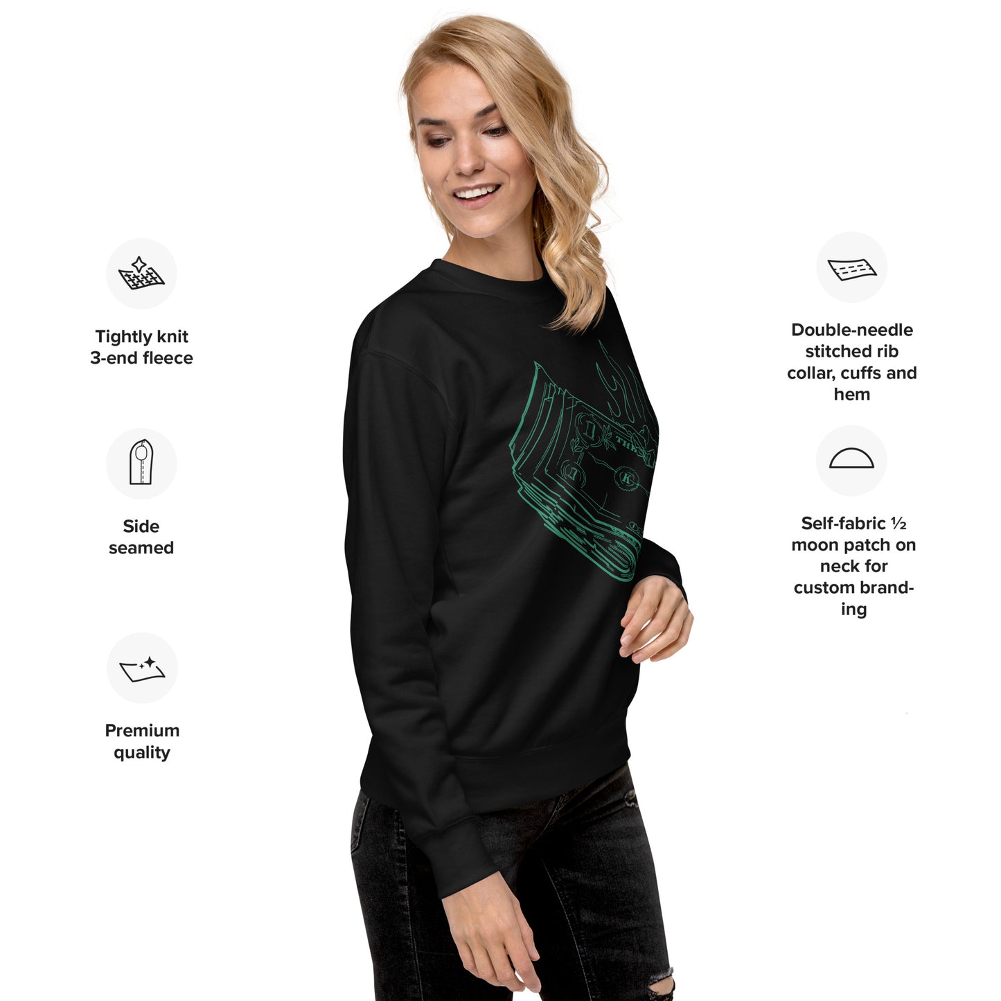 Burning Bridges Premium Sweatshirt