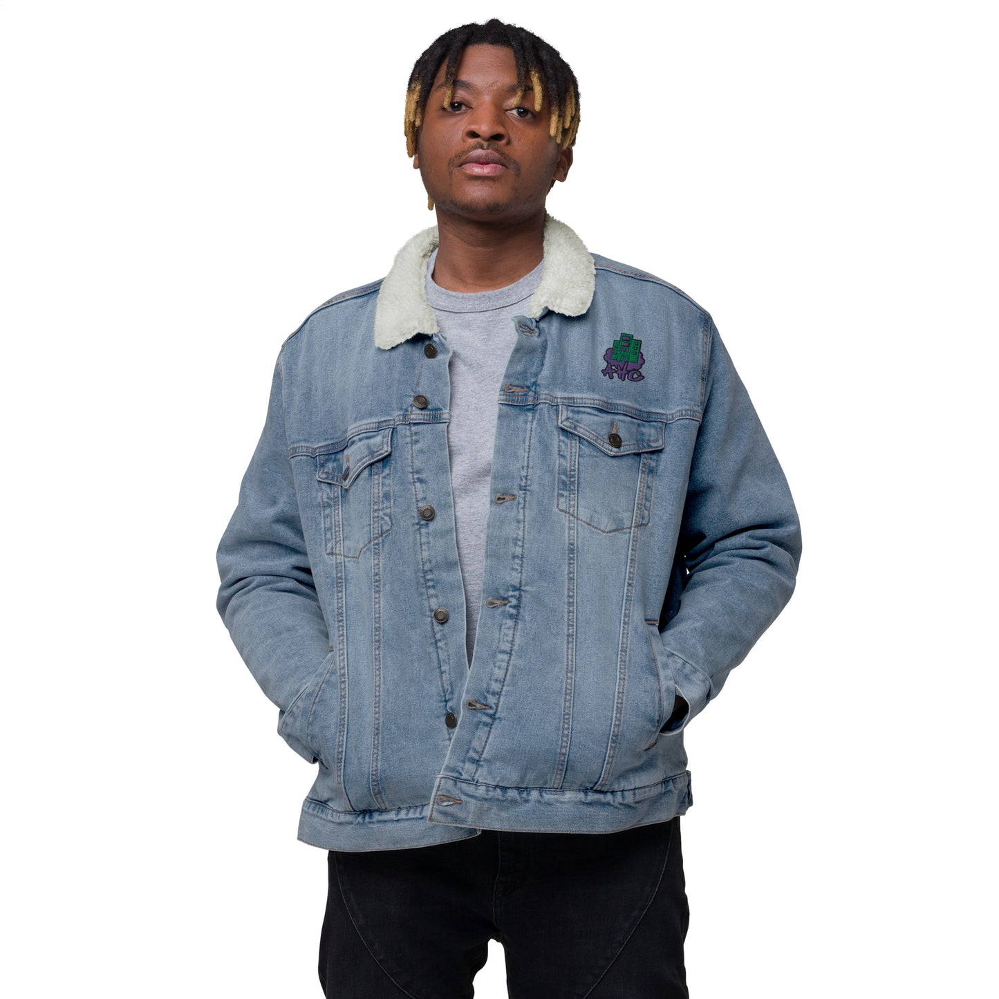 Dream Hammer denim sherpa jacket