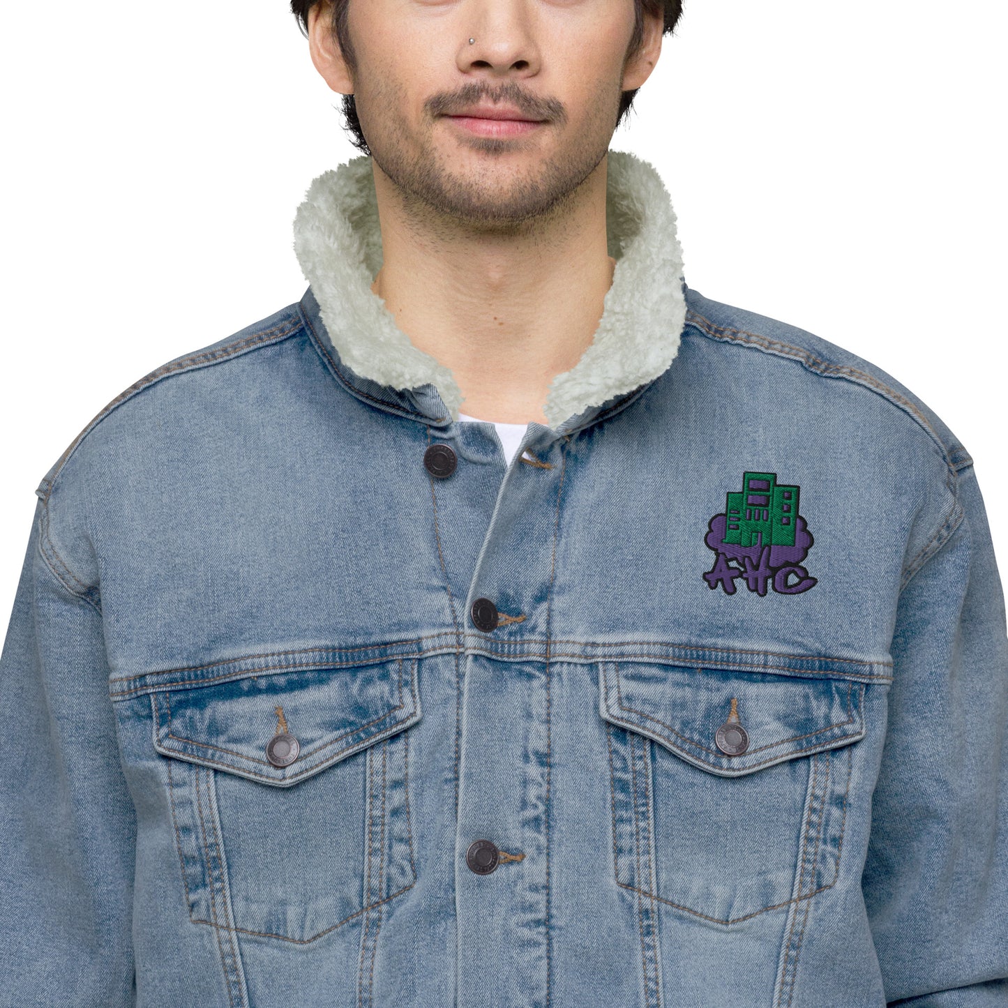 Dream Hammer denim sherpa jacket