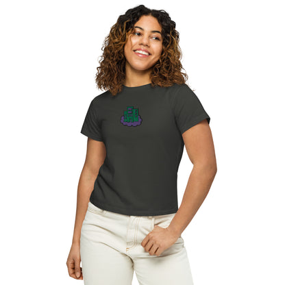 Building Dreams Women’s high-waisted t-shirt