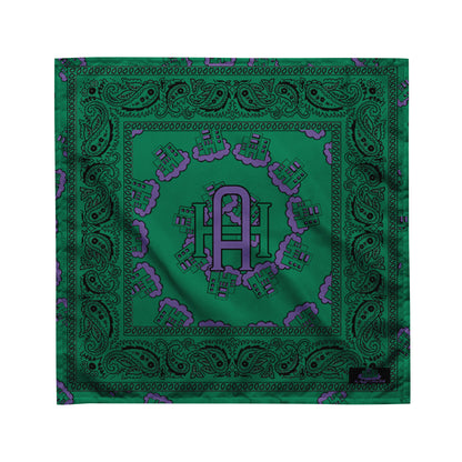 Building Dreams Paisley green bandana