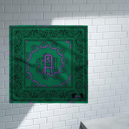 Building Dreams Paisley green bandana