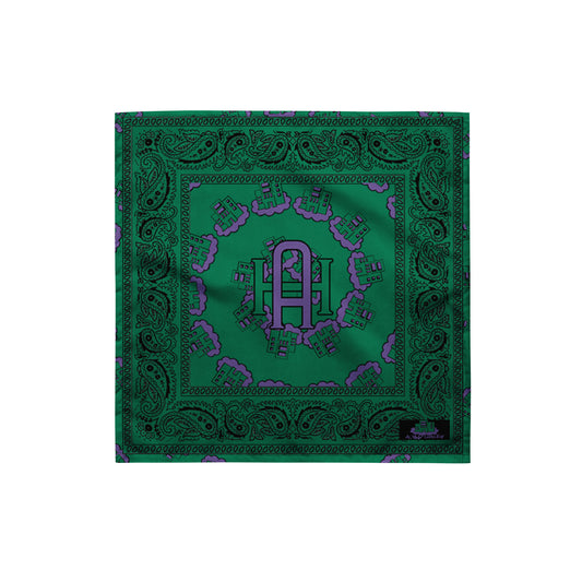 Building Dreams Paisley green bandana