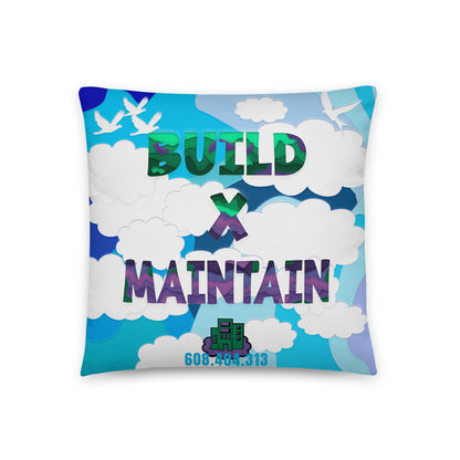 Build X Maintain Pillow