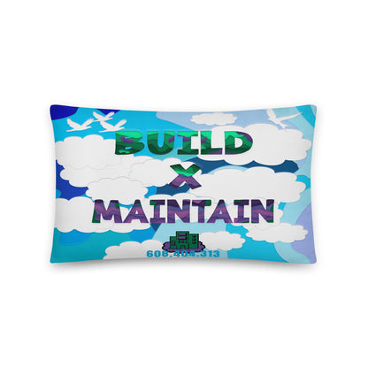 Build X Maintain Pillow