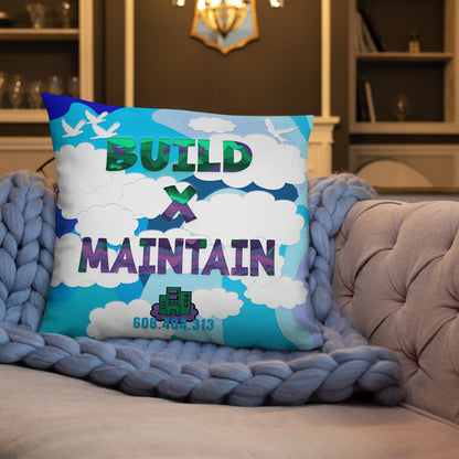 Build X Maintain Pillow